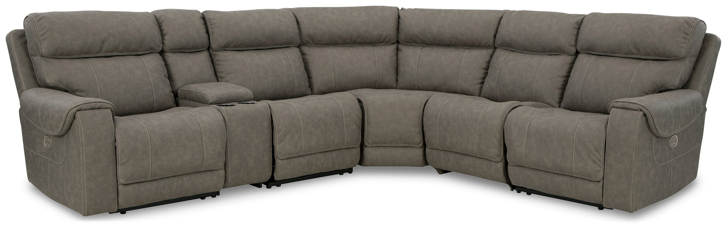 Starbot Fossil 6-Piece Power Reclining Sectional