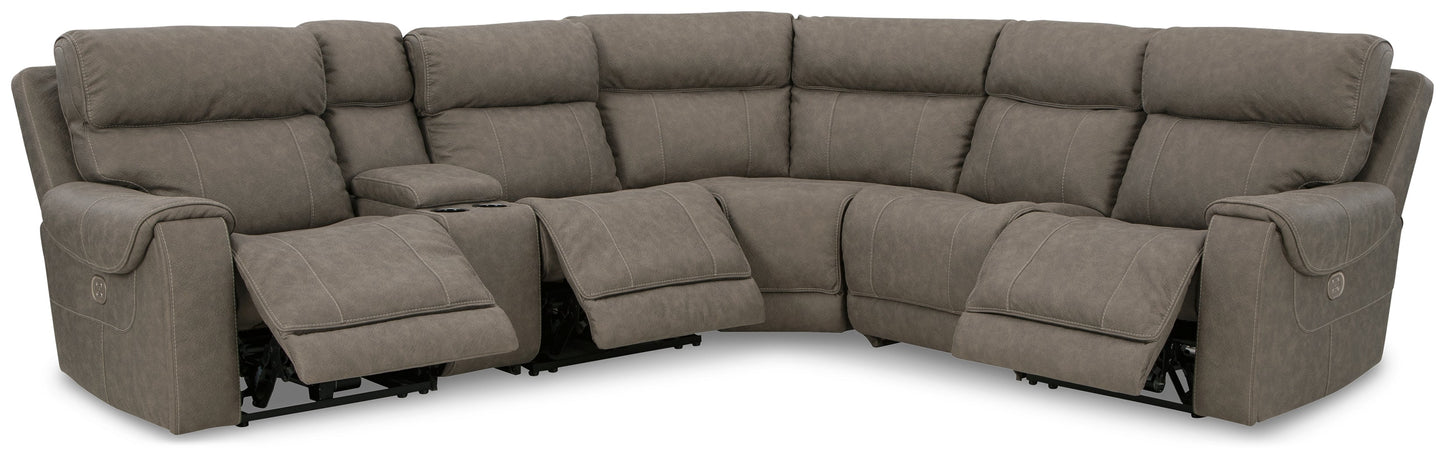 Starbot Fossil 6-Piece Power Reclining Sectional