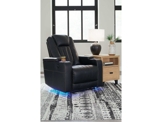 Center Point Black Recliner