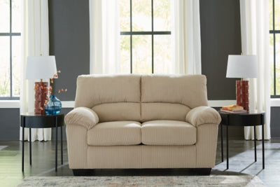 SimpleJoy Sand Loveseat - Ornate Home