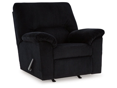 SimpleJoy Onyx Rocker Recliner - Ornate Home