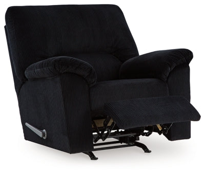 SimpleJoy Onyx Rocker Recliner - Ornate Home