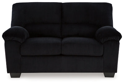 SimpleJoy Onyx Loveseat - Ornate Home