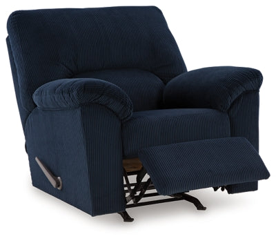 SimpleJoy Navy Rocker Recliner - Ornate Home