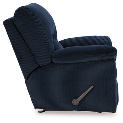 SimpleJoy Navy Rocker Recliner - Ornate Home