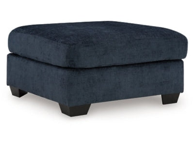 Aviemore Ink Oversized Accent Ottoman - Ornate Home