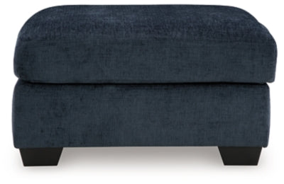 Aviemore Ink Oversized Accent Ottoman - Ornate Home