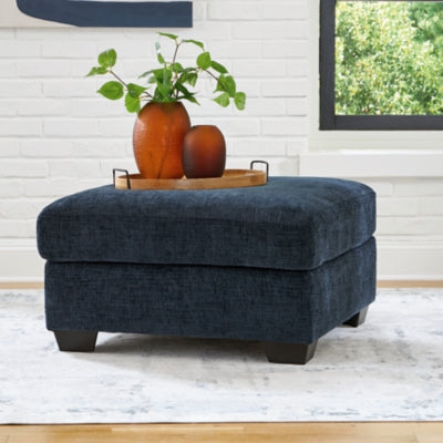 Aviemore Ink Oversized Accent Ottoman - Ornate Home