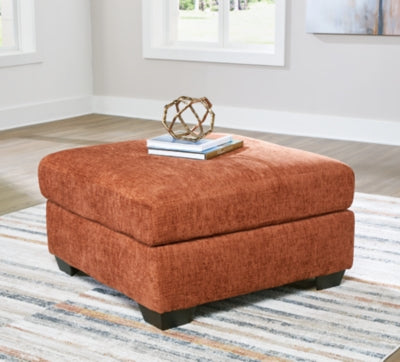 Aviemore Spice Oversized Accent Ottoman - Ornate Home