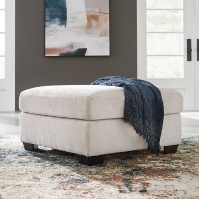 Aviemore Stone Oversized Accent Ottoman - Ornate Home