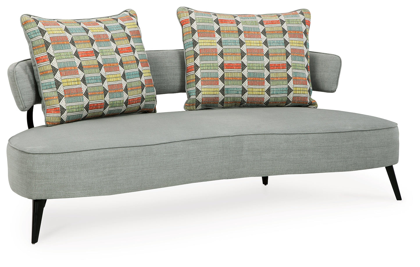 Hollyann Gray Sofa with Ottoman