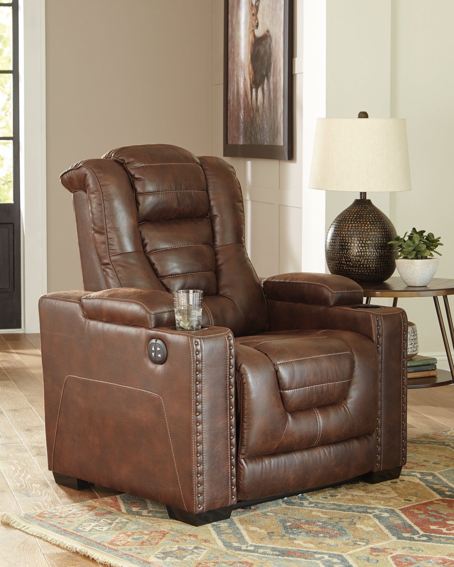 Owner's Box Thyme Power Reclining Sofa, Loveseat and Recliner