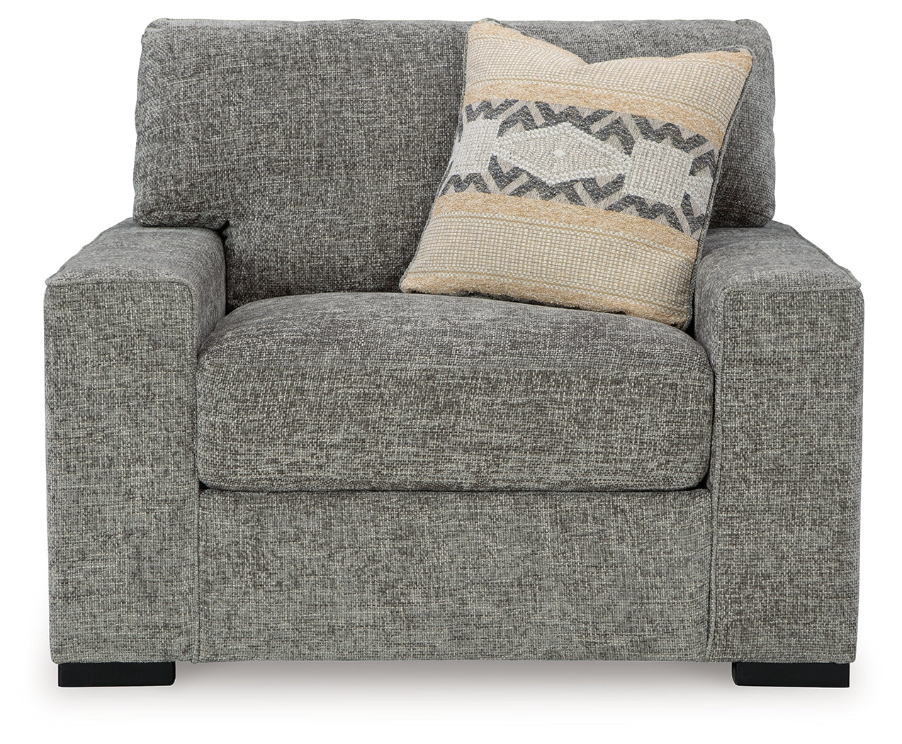 Dunmor Gray Sofa, Loveseat, Oversized Chair and Ottoman