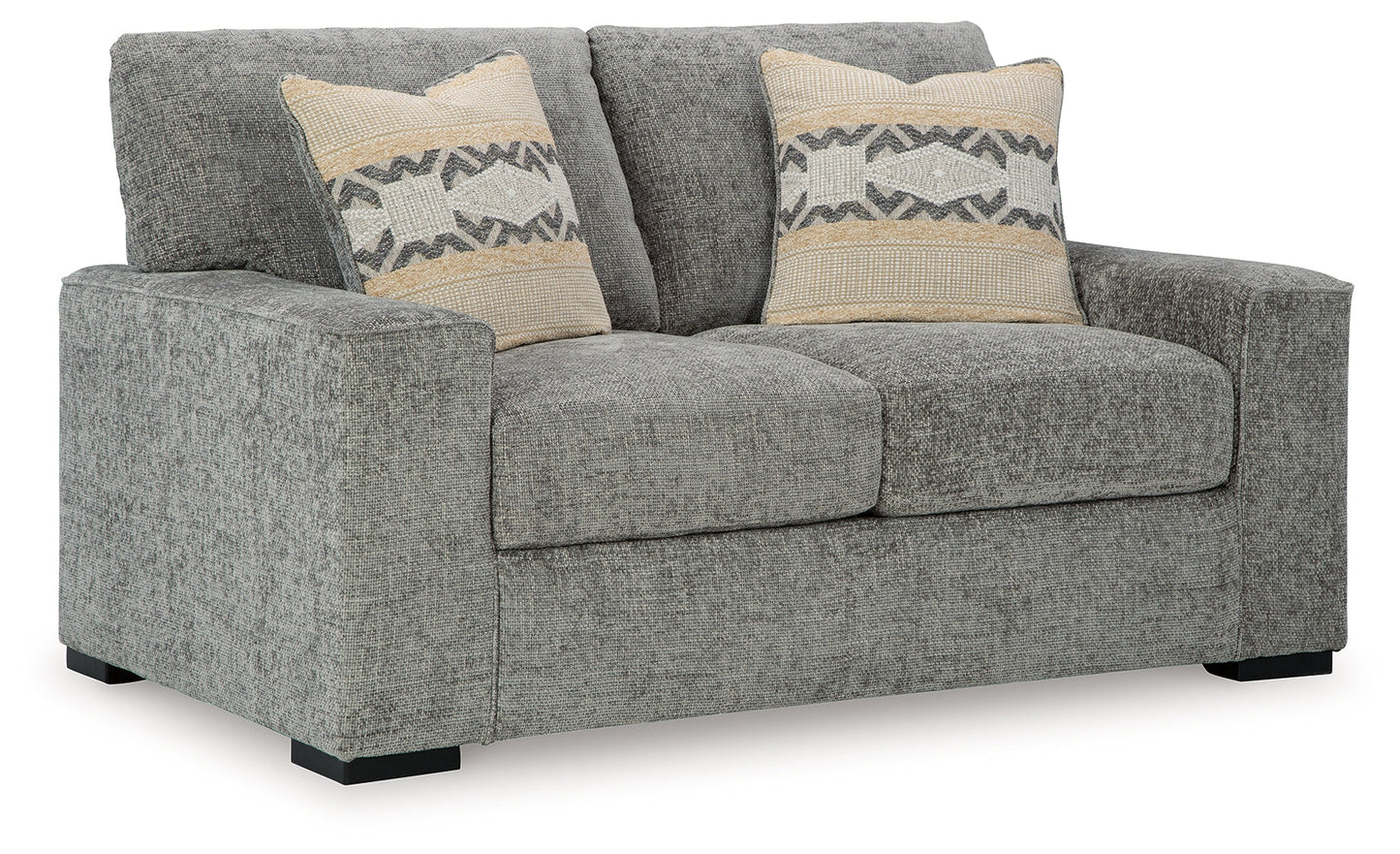 Dunmor Gray Sofa, Loveseat, Oversized Chair and Ottoman