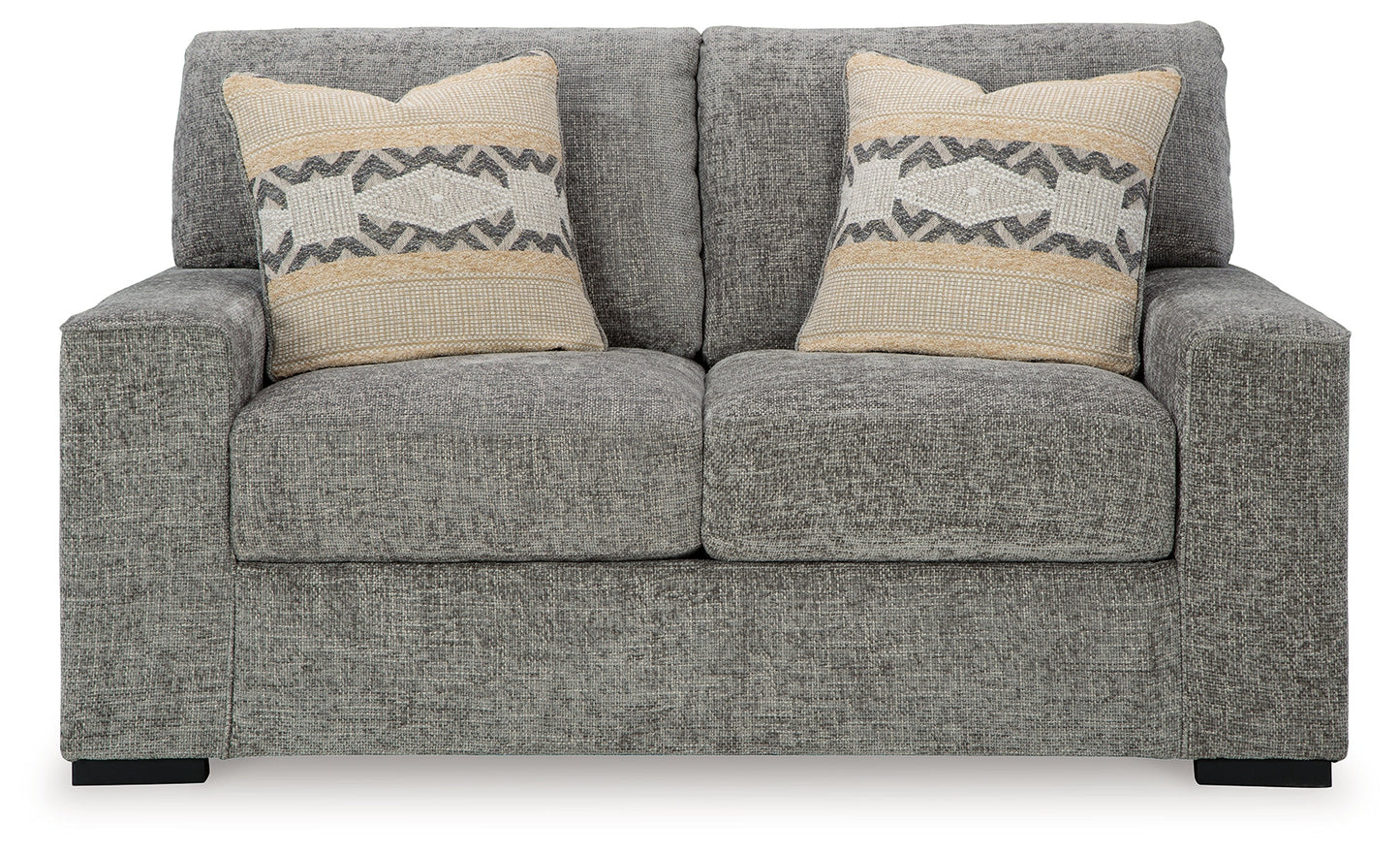 Dunmor Gray Sofa, Loveseat, Oversized Chair and Ottoman