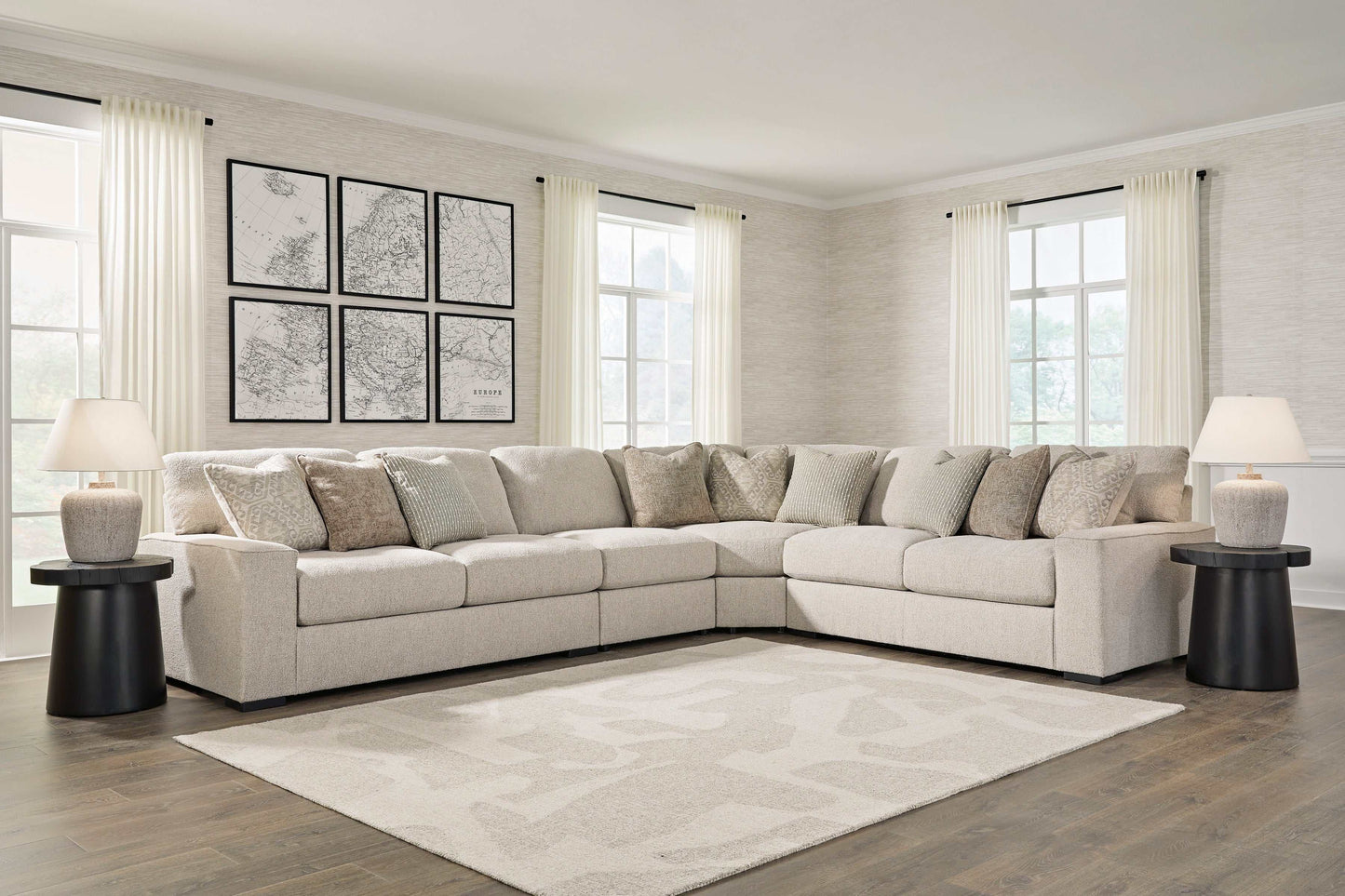 Ballyton Sand 4pc Corner Sectional