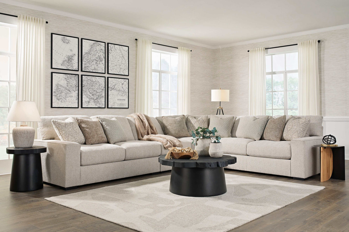 Ballyton Sand 4pc Corner Sectional