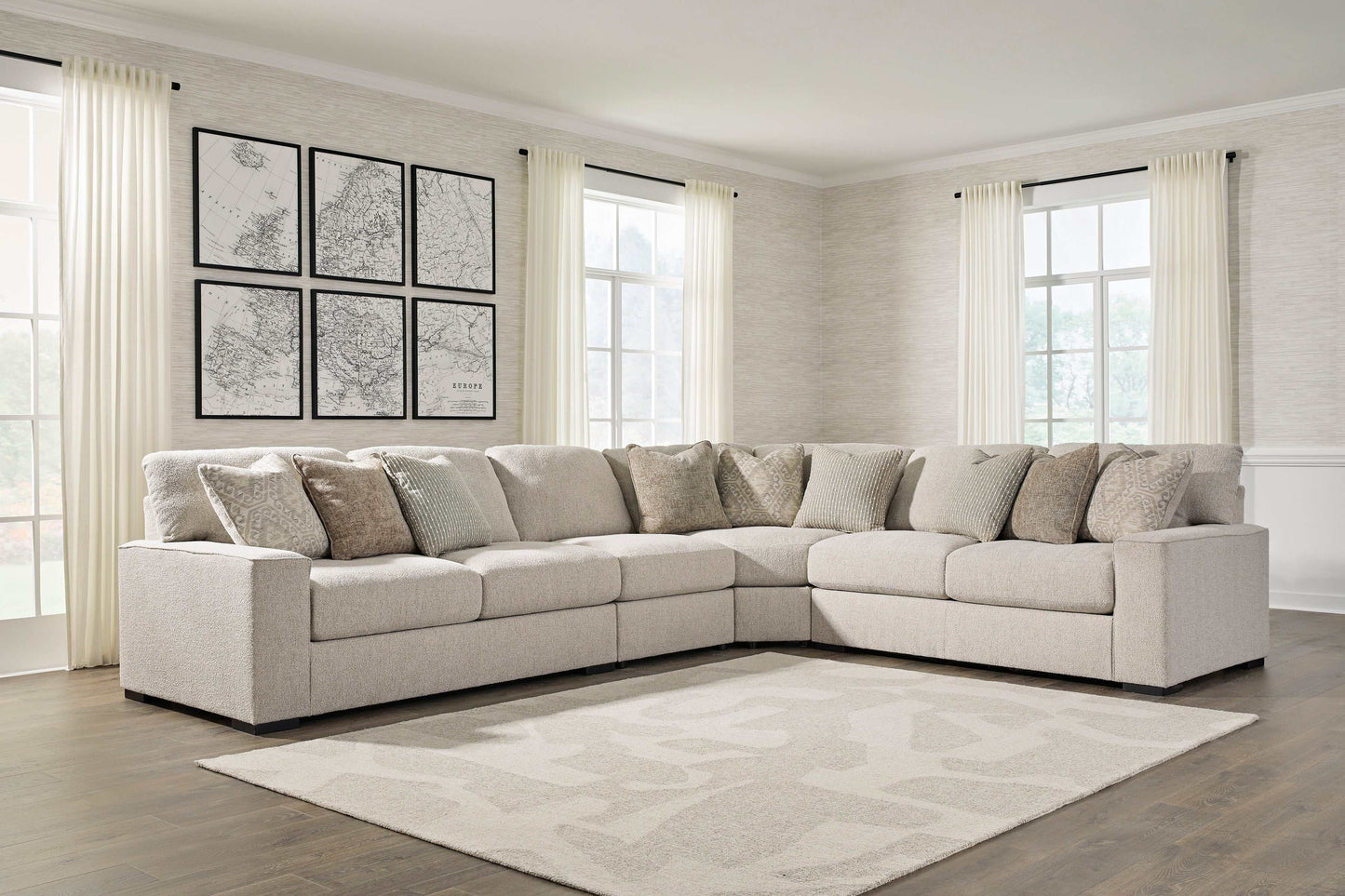 Ballyton Sand 4pc Corner Sectional