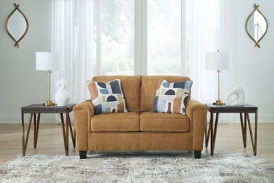 Erinslane Honey Loveseat - Ornate Home