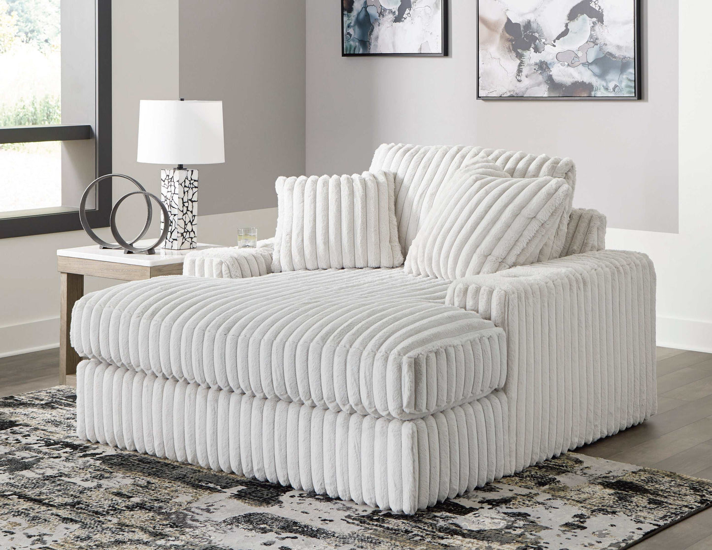 Stupendous Alloy Corduroy Symmetrical Sectional Living Room Set / 4pc