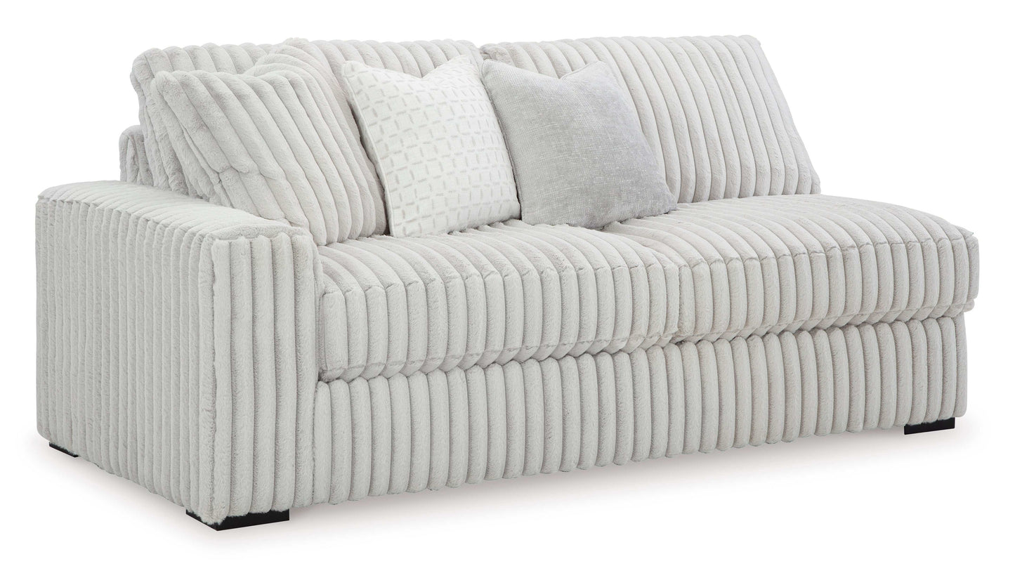 Stupendous Alloy Corduroy Symmetrical Sectional Living Room Set / 4pc
