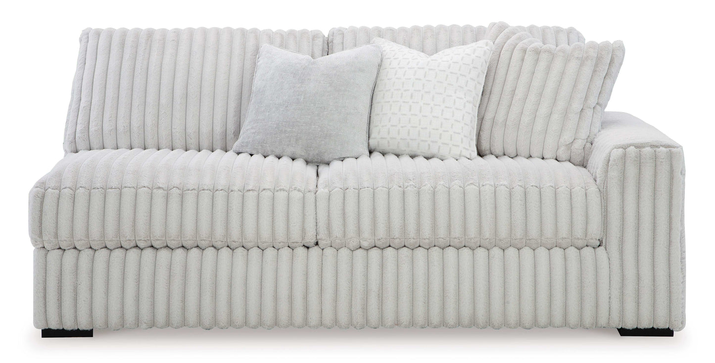 Stupendous Alloy Corduroy Symmetrical Sectional Living Room Set / 4pc