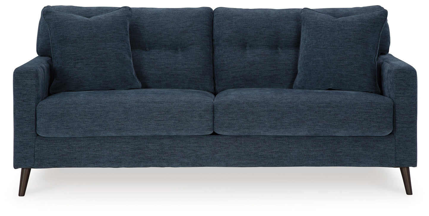 Bixler Navy Sofa and Chaise