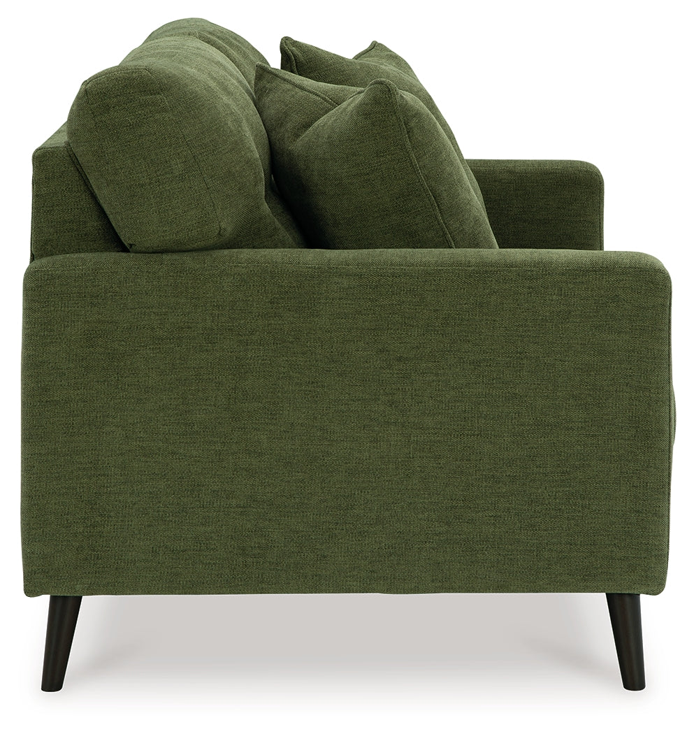 Bixler Olive Sofa and Loveseat