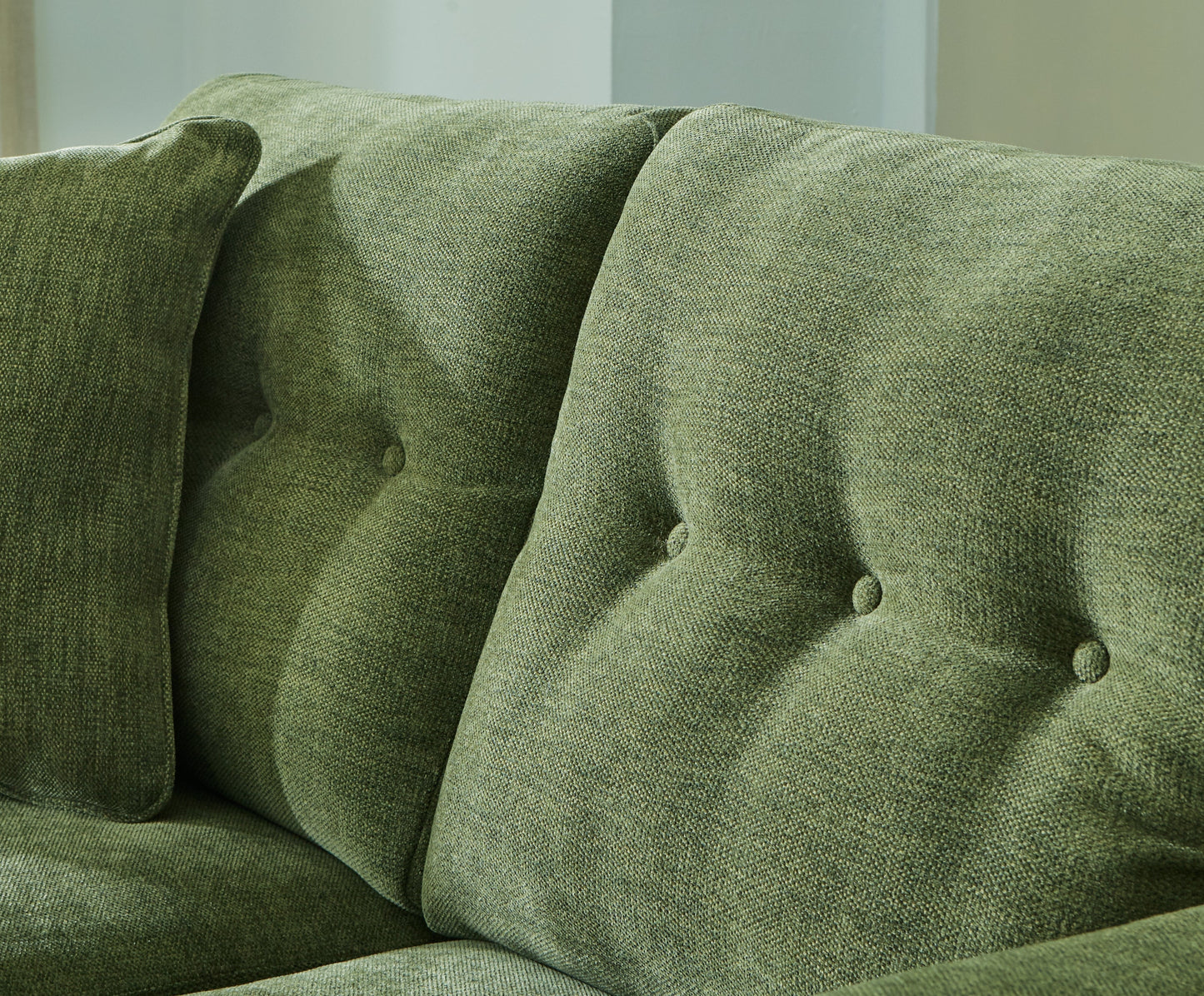 Bixler Olive Sofa and Loveseat