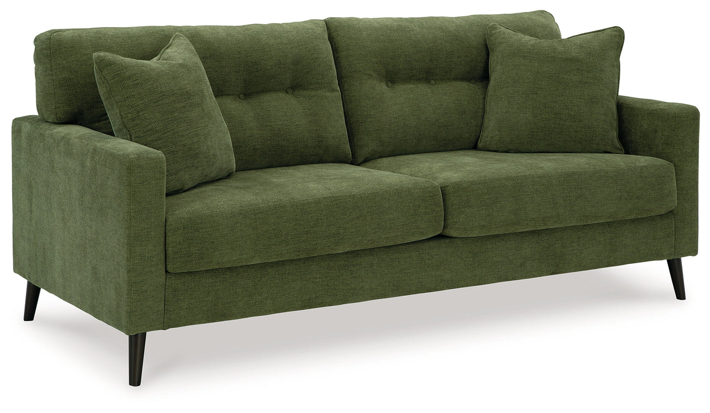 Bixler Olive Sofa and Chaise