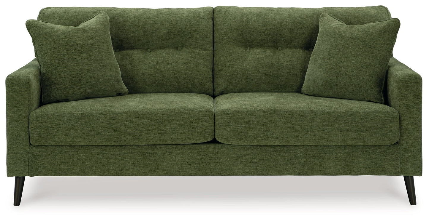 Bixler Olive Sofa and Chaise