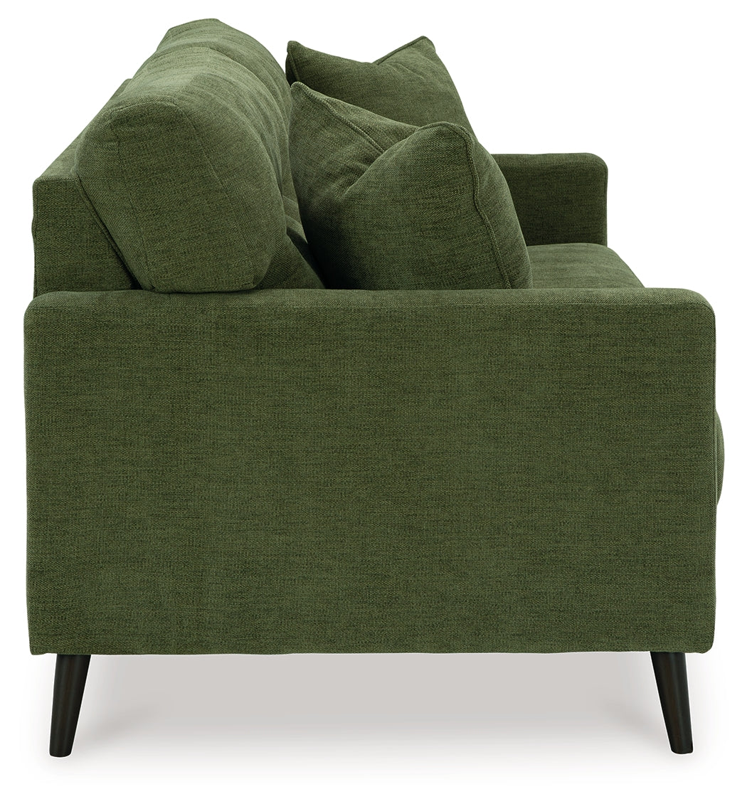 Bixler Olive Sofa and Chaise