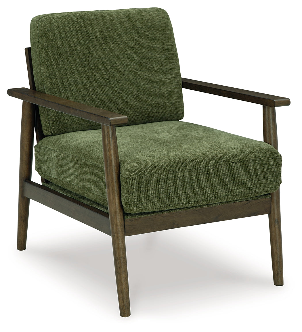 Bixler Olive Sofa and Chair