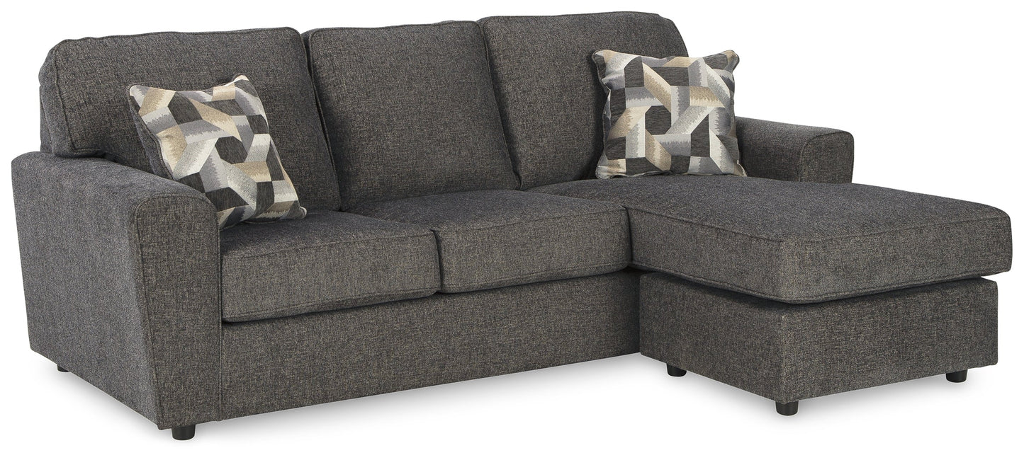 Cascilla Gray Sofa Chaise and Loveseat