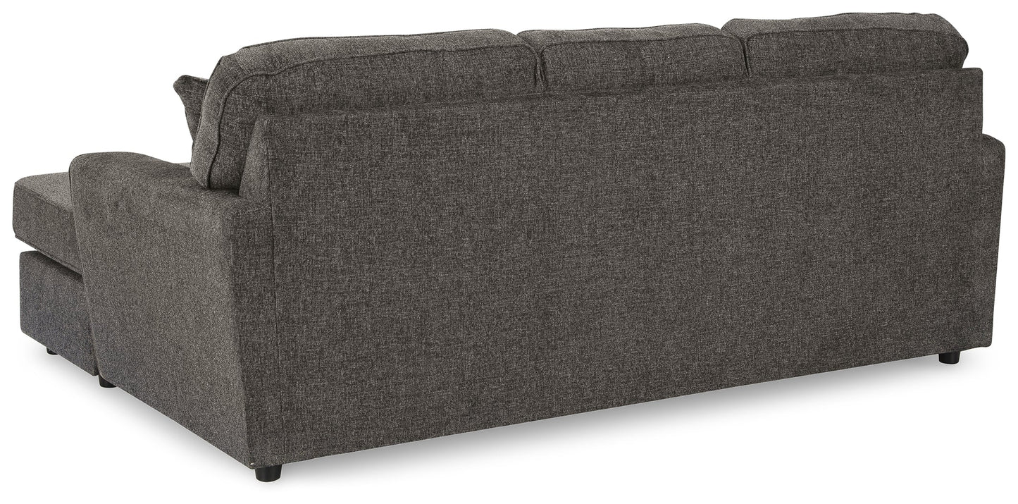 Cascilla Gray Sofa Chaise and Loveseat