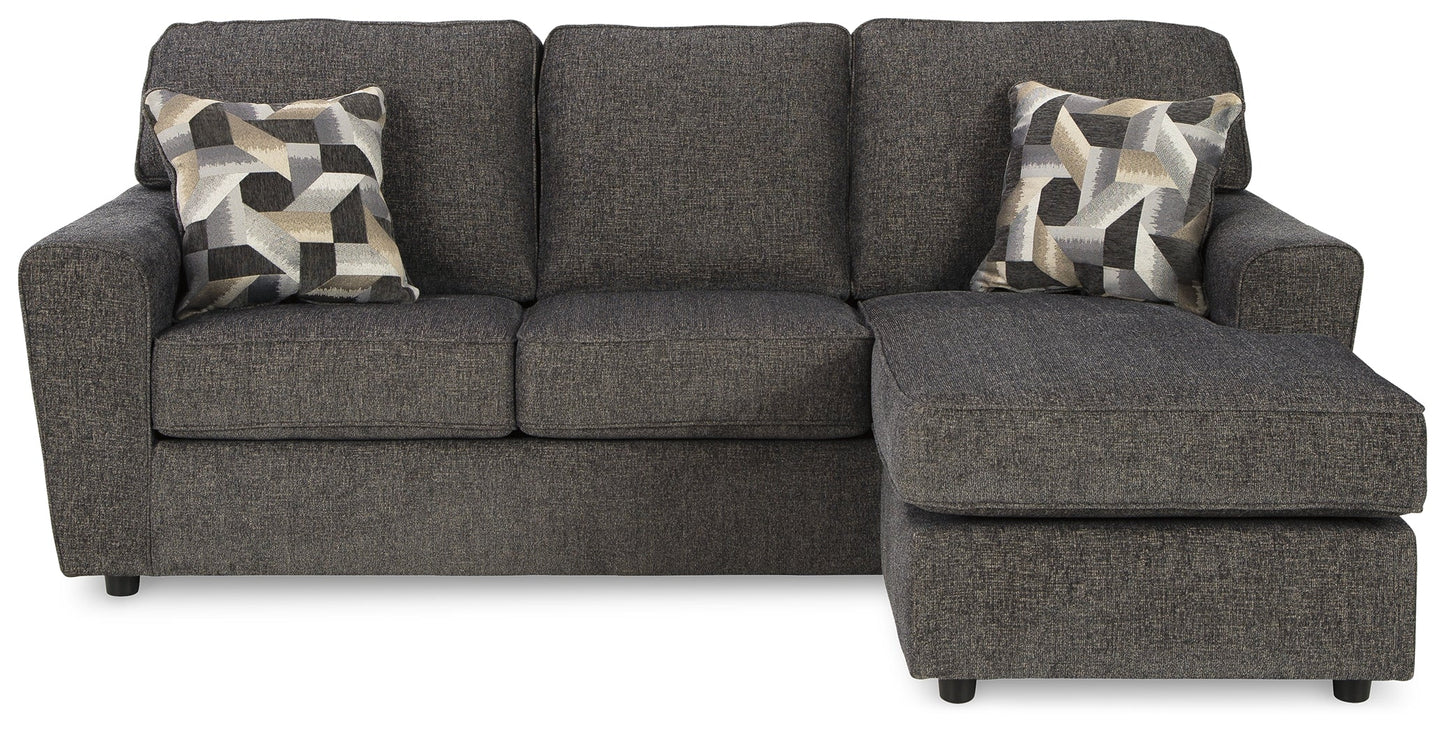 Cascilla Gray Sofa Chaise and Chair