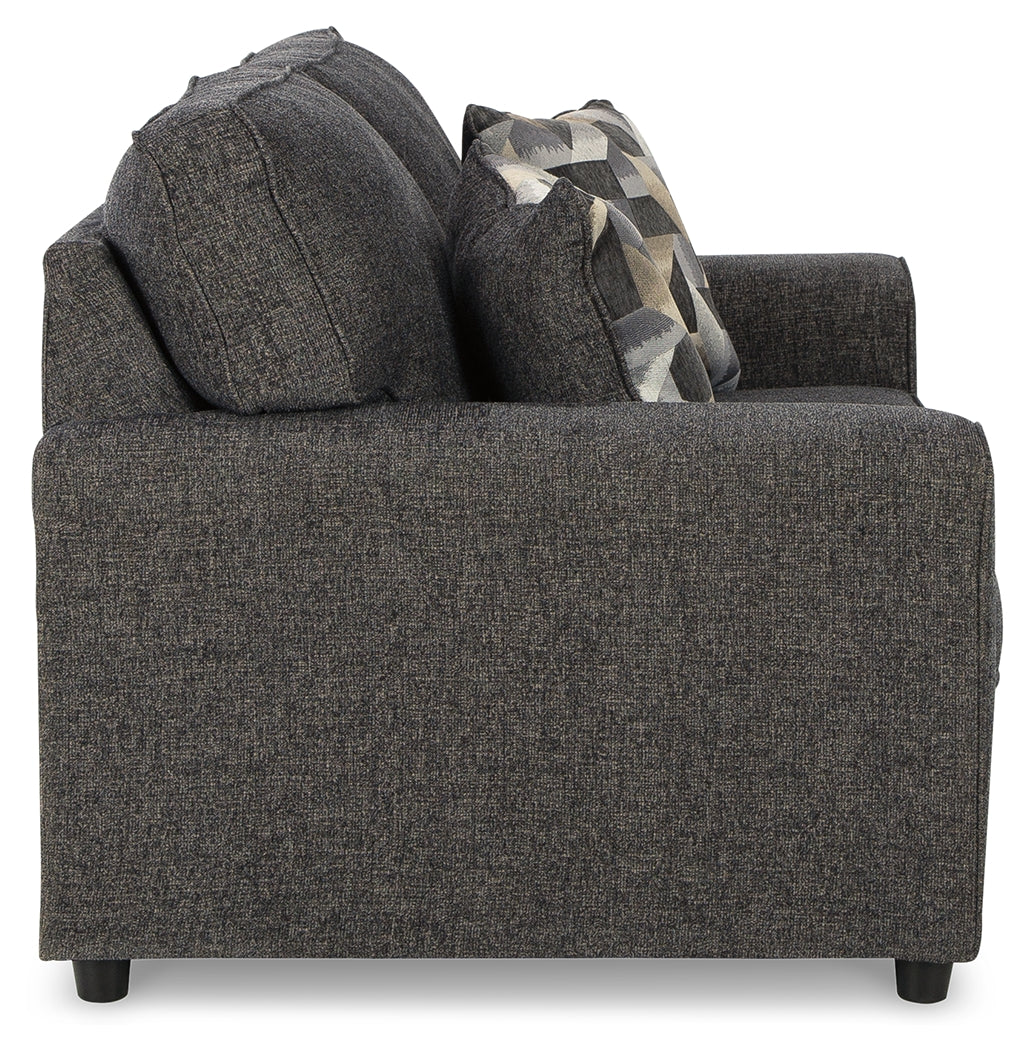 Cascilla Gray Sofa Chaise and Loveseat