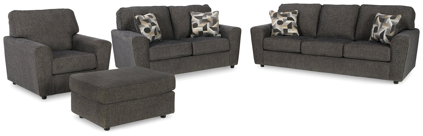 Cascilla Gray Sofa, Loveseat, Chair and Ottoman