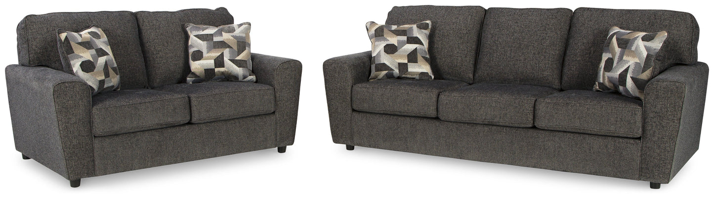 Cascilla Gray Sofa and Loveseat