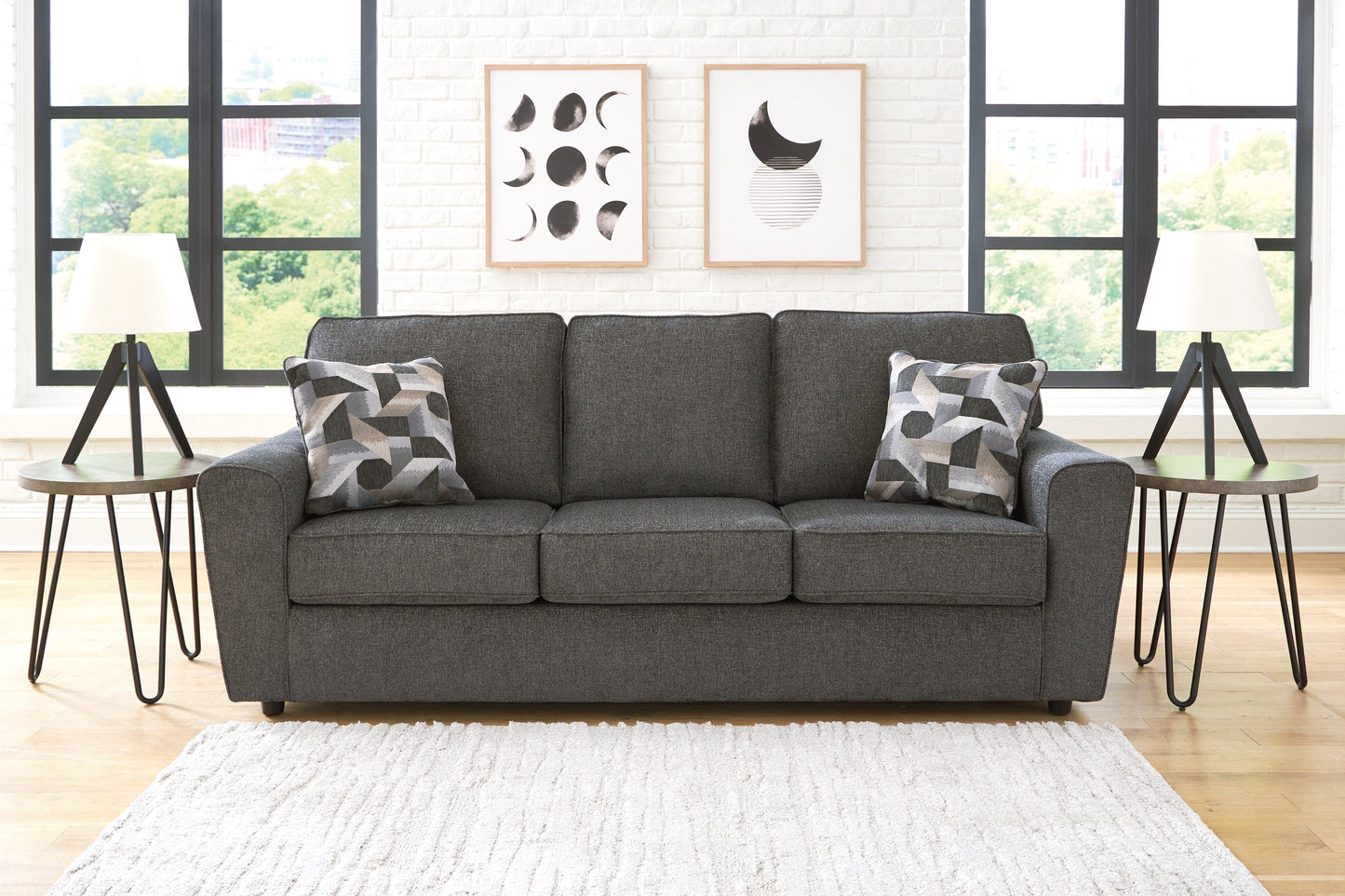 Cascilla Gray Sofa and Chair