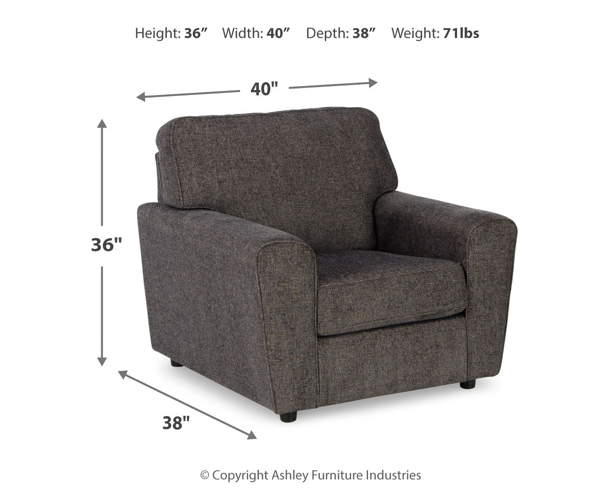 Cascilla Gray Sofa and Chair