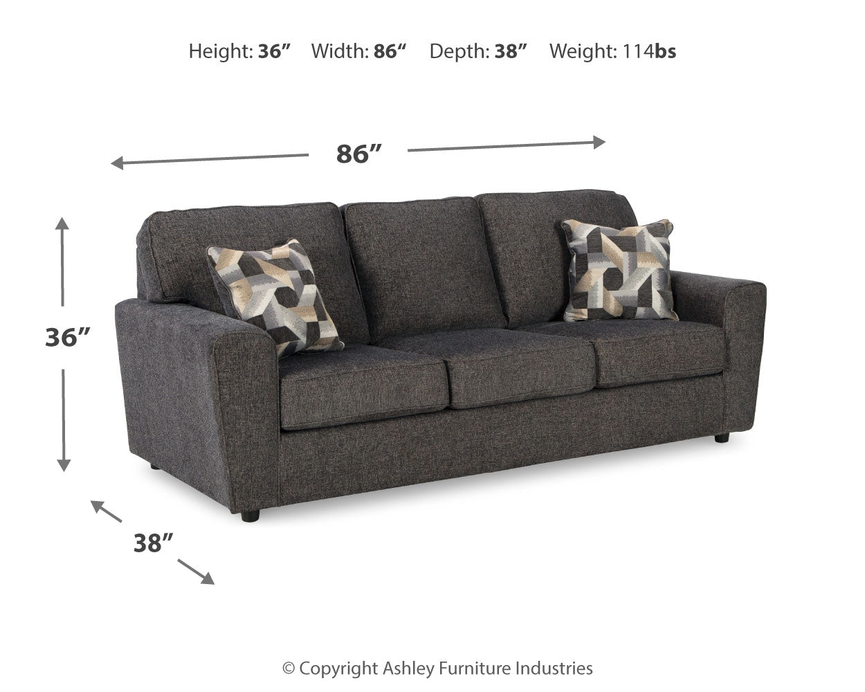 Cascilla Gray Sofa and Chair