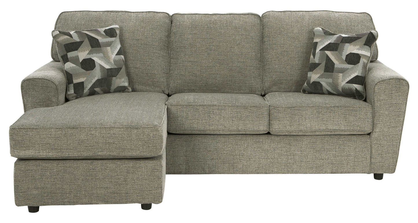 Cascilla Pewter Sofa Chaise