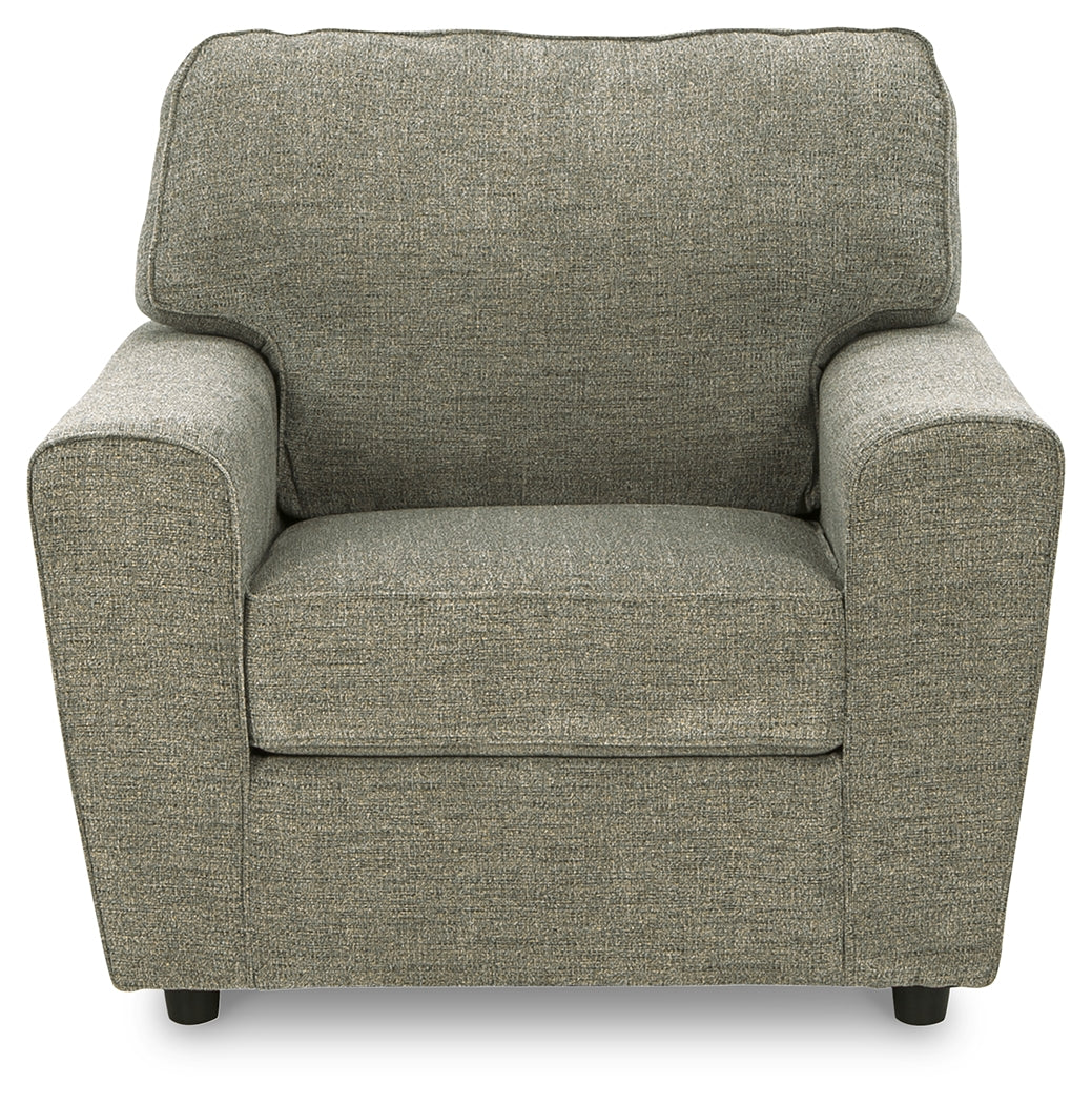 Cascilla Pewter Chair and Ottoman