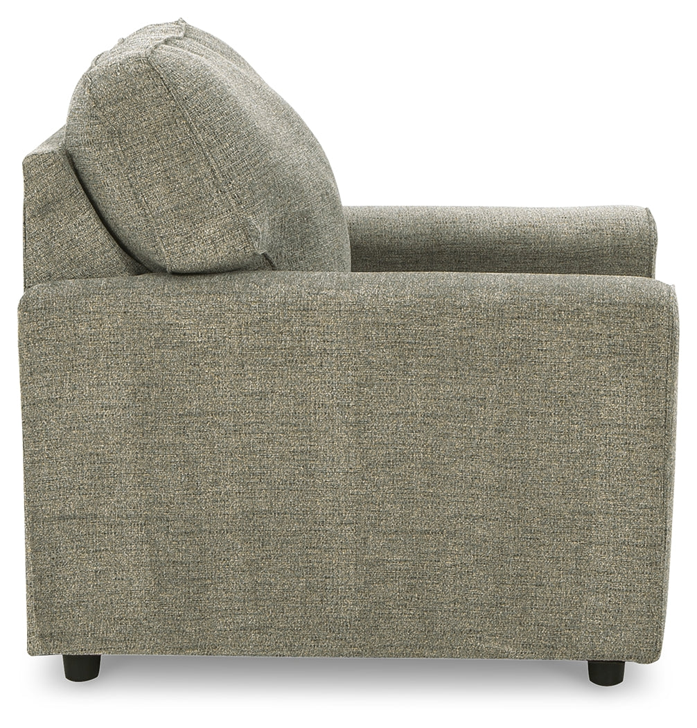 Cascilla Pewter Chair and Ottoman