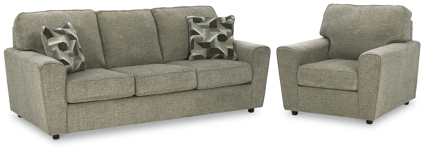 Cascilla Pewter Sofa and Chair