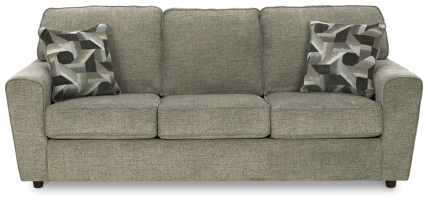 Cascilla Pewter Sofa, Loveseat, Chair and Ottoman