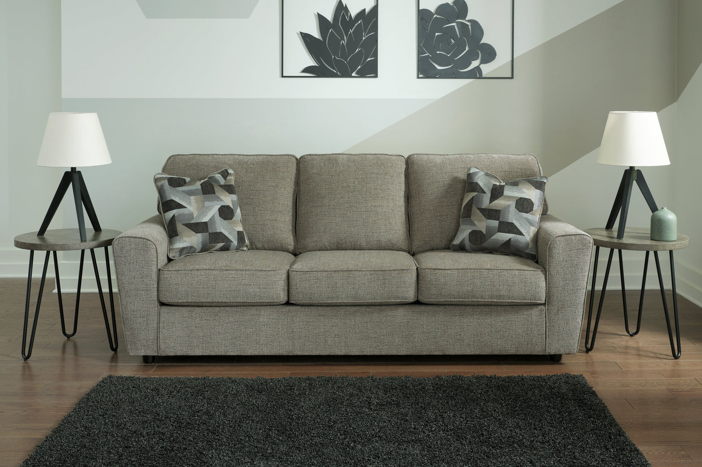 Cascilla Pewter Sofa and Chair