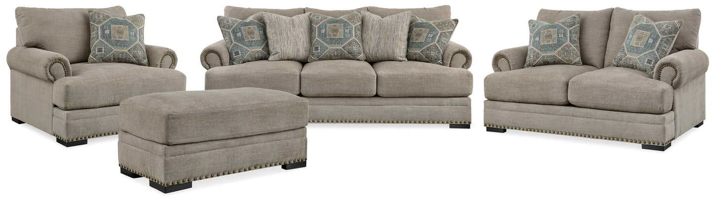 Galemore Sofa, Loveseat, Oversized Chair and Ottoman