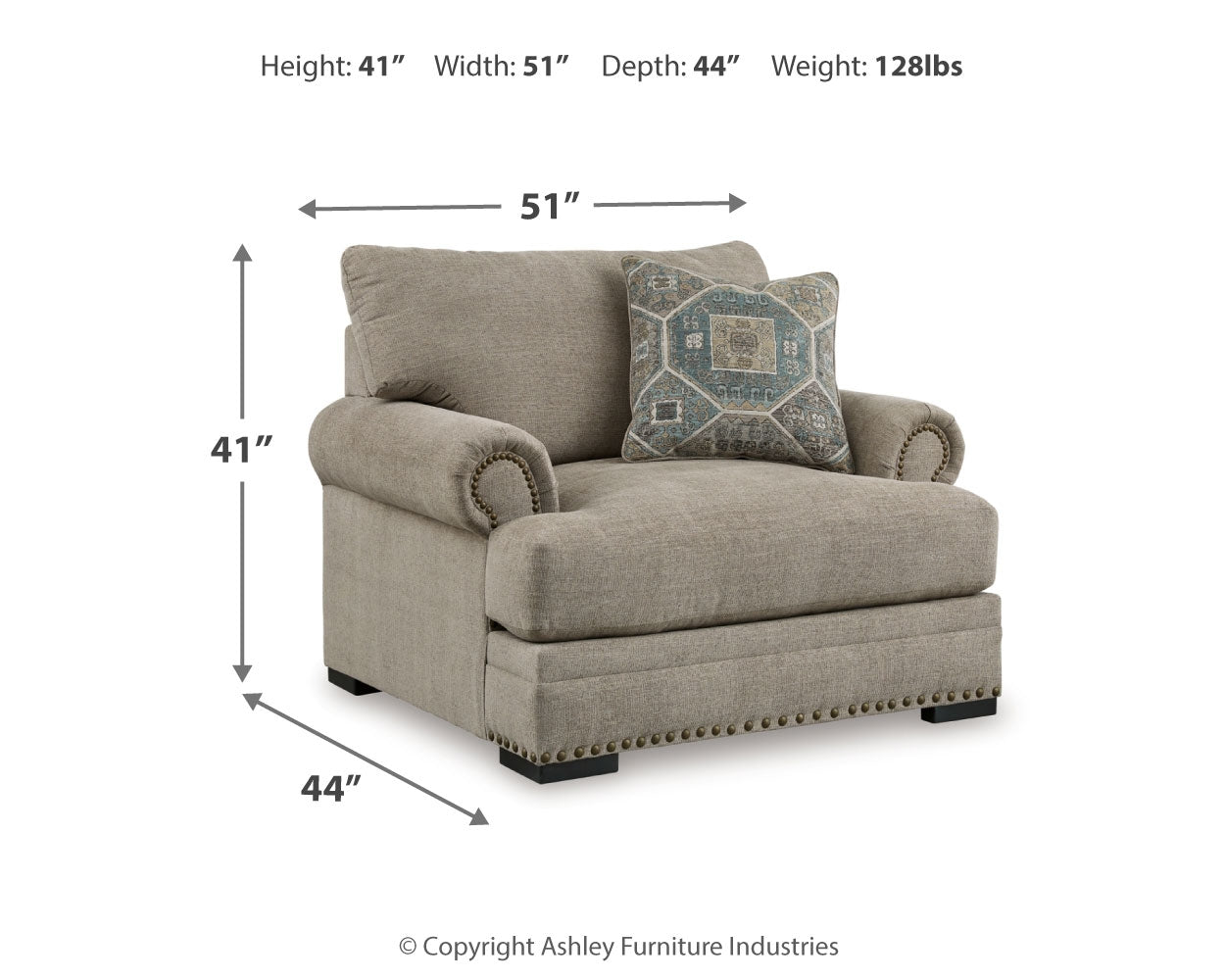 Galemore Oversized Chair and Ottoman